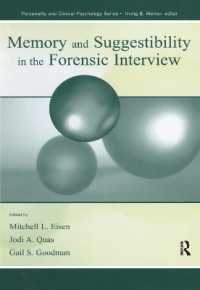 Memory and Suggestibility in the Forensic Interview (Personality and Clinical Psychology)