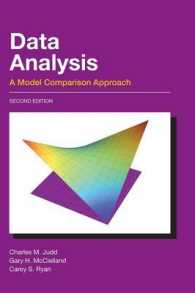 データ分析：モデル比較アプローチ（第２版）<br>Data Analysis : A Model Comparison Approach （2ND）