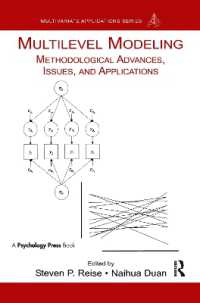 Multilevel Modeling: Methodological Advances, Issues, and Applications (Multivariate Applications Book Series. )
