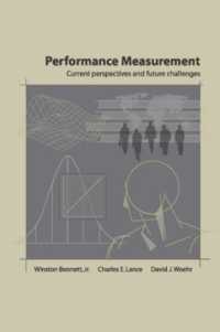 Performance Measurement : Current Perspectives and Future Challenges (Applied Psychology Series)