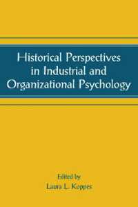 産業・組織心理学：歴史的考察<br>Historical Perspectives in Industrial and Organizational Psychology (Applied Psychology Series)