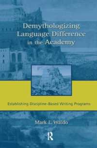 Demythologizing Language Difference in the Academy : Establishing Discipline-Based Writing Programs