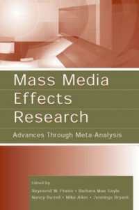 Mass Media Effects Research : Advances through Meta-Analysis (Routledge Communication Series)