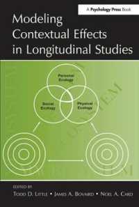 縦断的研究における文脈効果のモデリング<br>Modeling Contextual Effects in Longitudinal Studies