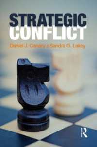 戦略的紛争管理：コミュニケーション研究の視座<br>Strategic Conflict (Routledge Communication Series)
