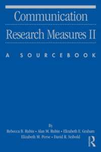 Communication Research Measures II : A Sourcebook (Routledge Communication Series)