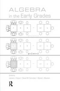 初等代数教育<br>Algebra in the Early Grades (Studies in Mathematical Thinking and Learning Series)