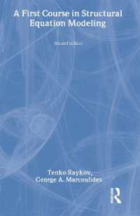 構造方程式モデル(SEM)入門（第２版）<br>A First Course in Structural Equation Modeling （2ND）