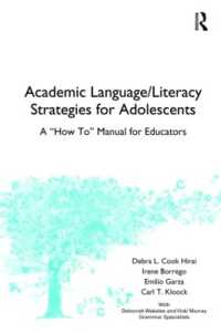 Academic Language/Literacy Strategies for Adolescents : A 'How-To' Manual for Educators