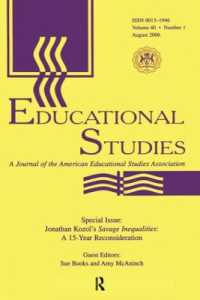 Guest Editor'S Introduction Es V40#1 : J.KOZOL'S SAVAGE INEQUALAIT.