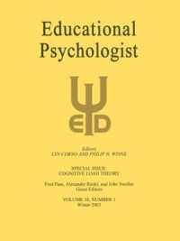 Cognitive Load Theory : A Special Issue of educational Psychologist