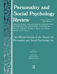The Dynamic Perspective in Personality and Social Psychology : A Special Issue of personality and Social Psychology Review