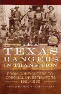 The Texas Rangers in Transition : From Gunfighters to Criminal Investigators, 1921-1935