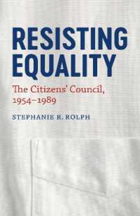 Resisting Equality : The Citizens' Council, 1954-1989 (Making the Modern South)
