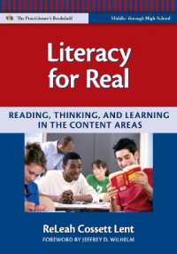 Literacy for Real : Reading, Thinking, and Learning in the Content Areas (Language and Literacy Series (the Practitioner's Bookshelf))