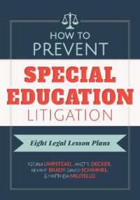 How to Prevent Special Education Litigation : Eight Legal Lesson Plans