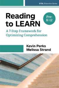 Reading to Learn : A 7-Step Framework for Optimizing Comprehension in Pre-K-12 Classrooms (Vital Education Series)