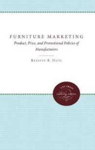 Furniture Marketing : Product, Price, and Promotional Policies of Manufacturers (Studies in Economics and Business Administration)