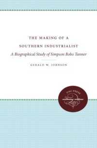The Making of a Southern Industrialist : A Study of Simpson Bobo Tanner