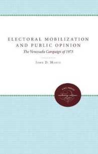 Electoral Mobilization and Public Opinion : The Venezuela Campaign of 1973