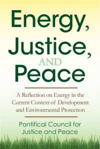 Energy, Justice, and Peace : A Reflection on Energy in the Current Context of Development and Environmental Protection