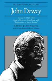 The Collected Works of John Dewey v. 3; 1927-1928, Essays, Reviews, Miscellany, and ''Impressions of Soviet Russia : The Later Works, 1925-1953