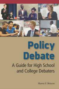Policy Debate : A Guide for High School and College Debaters