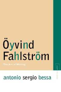 Oyvind Fahlstrom : The Art of Writing (Avant-garde & Modernism Studies)