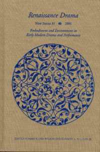 Renaissance Drama v. 35; New Series (Drama & Performance Studies)