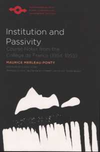 Institution and Passivity : Course Notes from the Collège de France (1954-1955) (Studies in Phenomenology and Existential Philosophy)