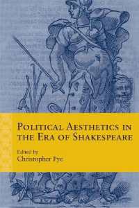 Political Aesthetics in the Era of Shakespeare (Rethinking the Early Modern)