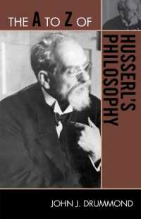The a to Z of Husserl's Philosophy (The a to Z Guide Series)