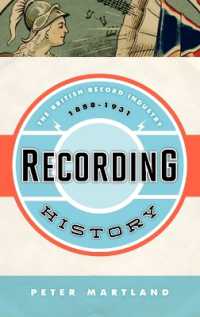 Recording History : The British Record Industry, 1888 - 1931