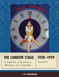 The London Stage 1920-1929 : A Calendar of Productions, Performers, and Personnel (The London Stage) （2ND）