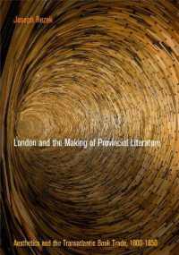 London and the Making of Provincial Literature : Aesthetics and the Transatlantic Book Trade, 18-185 (Material Texts)