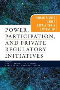 Power, Participation, and Private Regulatory Initiatives : Human Rights under Supply Chain Capitalism (Pennsylvania Studies in Human Rights)