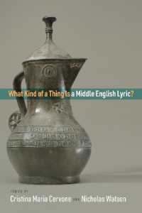 What Kind of a Thing Is a Middle English Lyric? (The Middle Ages Series)