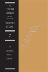 The Letters of Laurence Sterne Pt. 1; 1739-1764 (Florida Edition of the Works of Laurence Sterne)