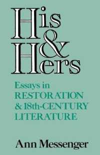 His and Hers : Essays in Restoration and 18th-Century Literature