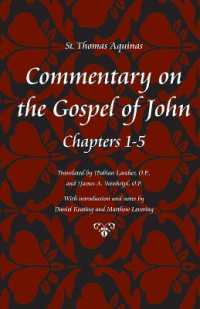 Commentary on the Gospel of John Bks. 1-5 (Thomas Aquinas in Translation)