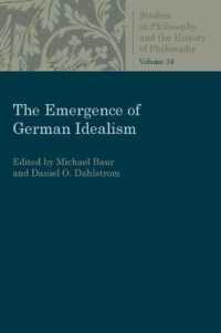 The Emergence of German Idealism (Studies in Philosophy and the History of Philosophy)