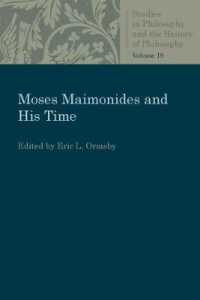 Moses Maimonides and His Time (Studies in Philosophy and the History of Philosophy)