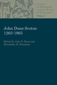 John Duns Scotus 1265-1965 (Studies in Philosophy and the History of Philosophy)