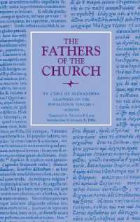 Glaphyra on the Pentateuch, Volume 1 : Genesis (The Fathers of the Church)