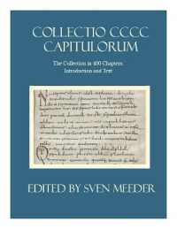 Collectio CCC Capitulorum, the Collection in 400 Chapters : Introduction and Text (Monumenta Luris Canonici)