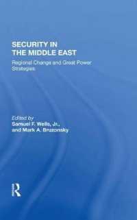 Security in the Middle East : Regional Change and Great Power Strategies -- Hardback