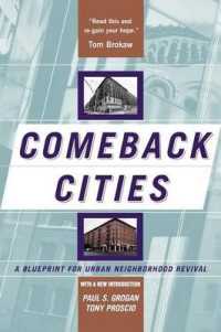 Comeback Cities : A Blueprint for Urban Neighborhood Revival