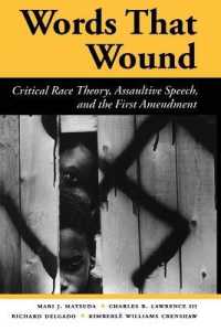 Words That Wound : Critical Race Theory, Assaultive Speech, and the First Amendment