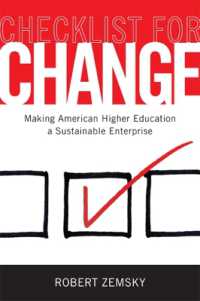 Checklist for Change : Making American Higher Education a Sustainable Enterprise