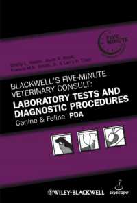 Blackwell's Five-Minute Veterinary Consult: Laboratory Tests and Diagnostic Procedures : Canine & Feline PDA (Blackwell's Five-minute Veterinary Consu （1 CDR）
